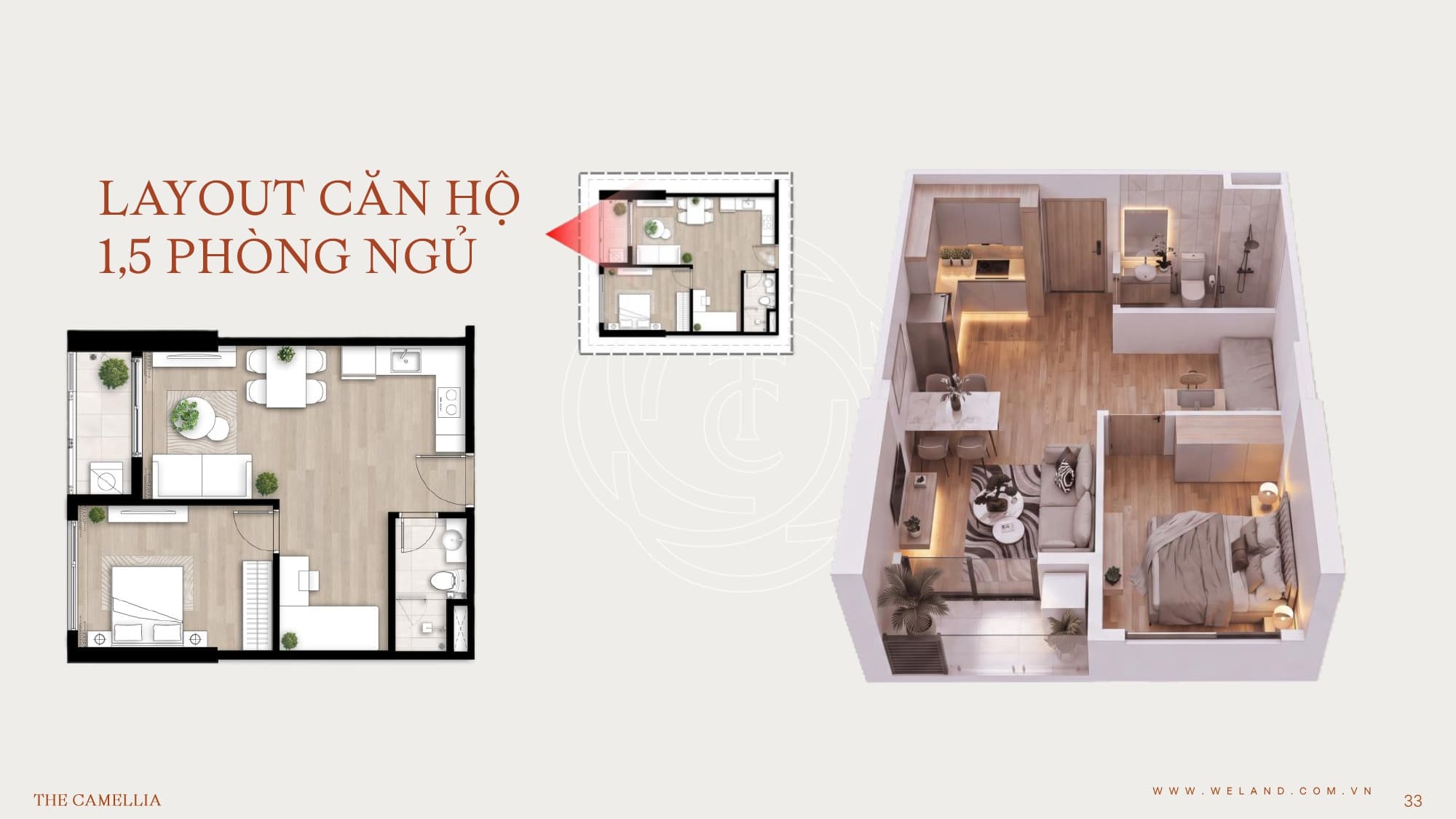 1 Phòng Ngủ