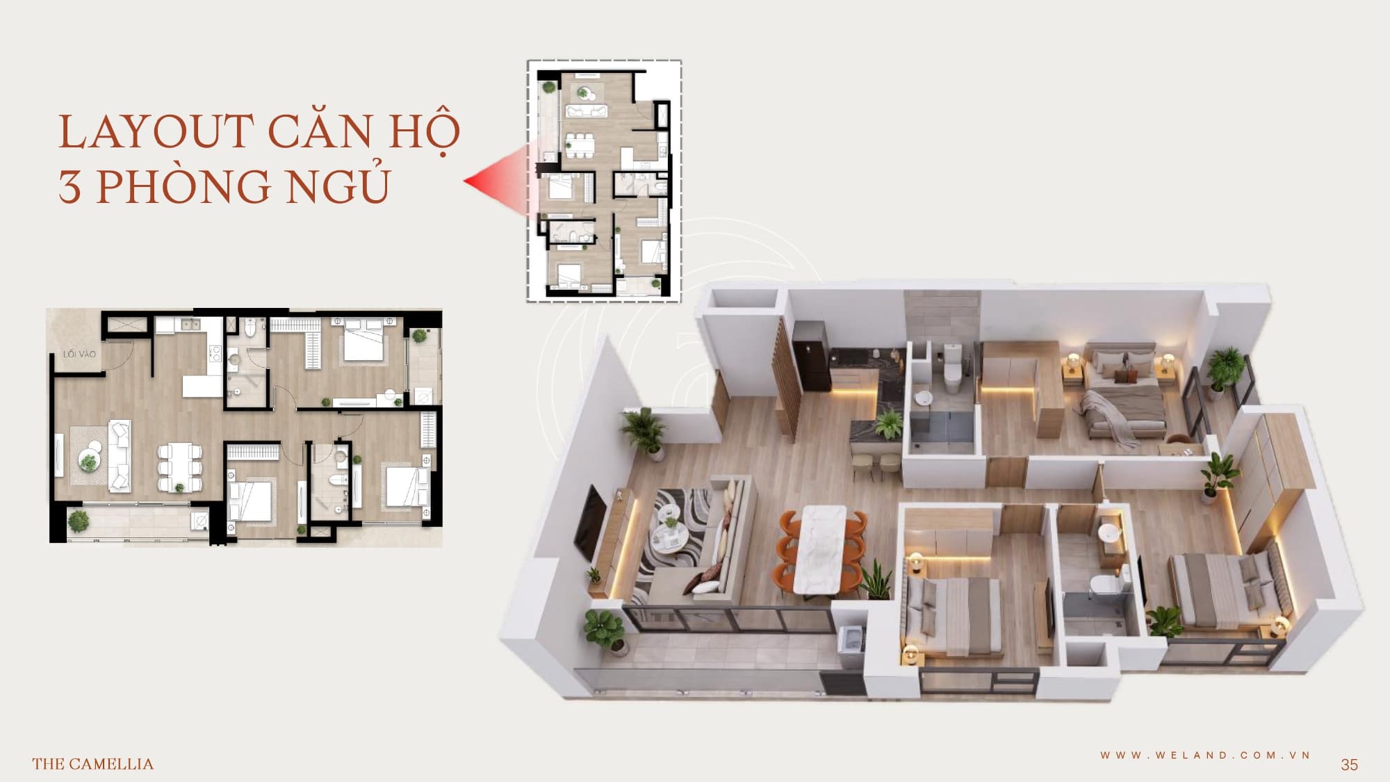 3 Phòng Ngủ
83.9 – 103.6 m²
