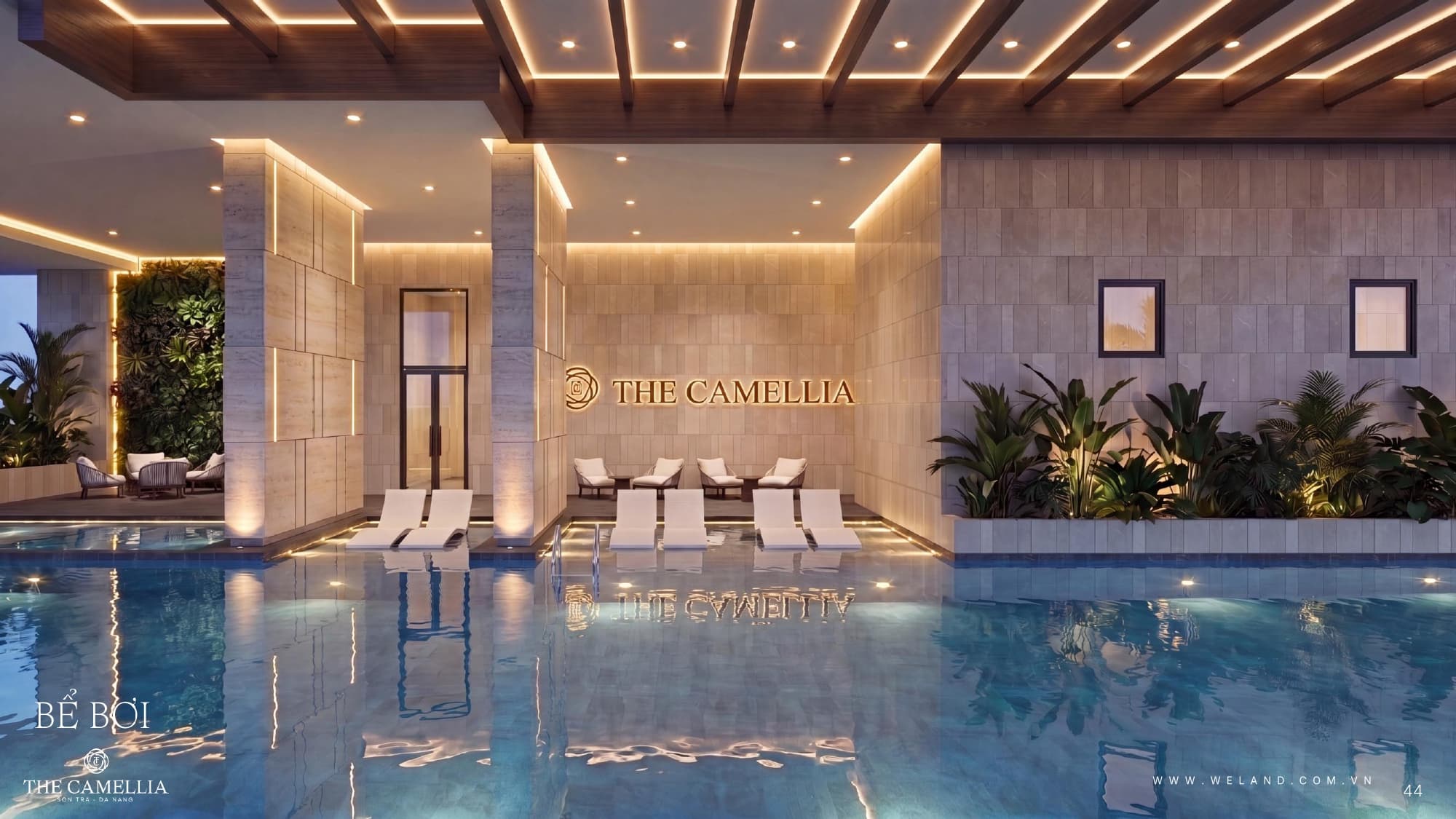 Indoor Pool tại căn hộ cao cấp The Camellia Sơn Trà Đà Nẵng