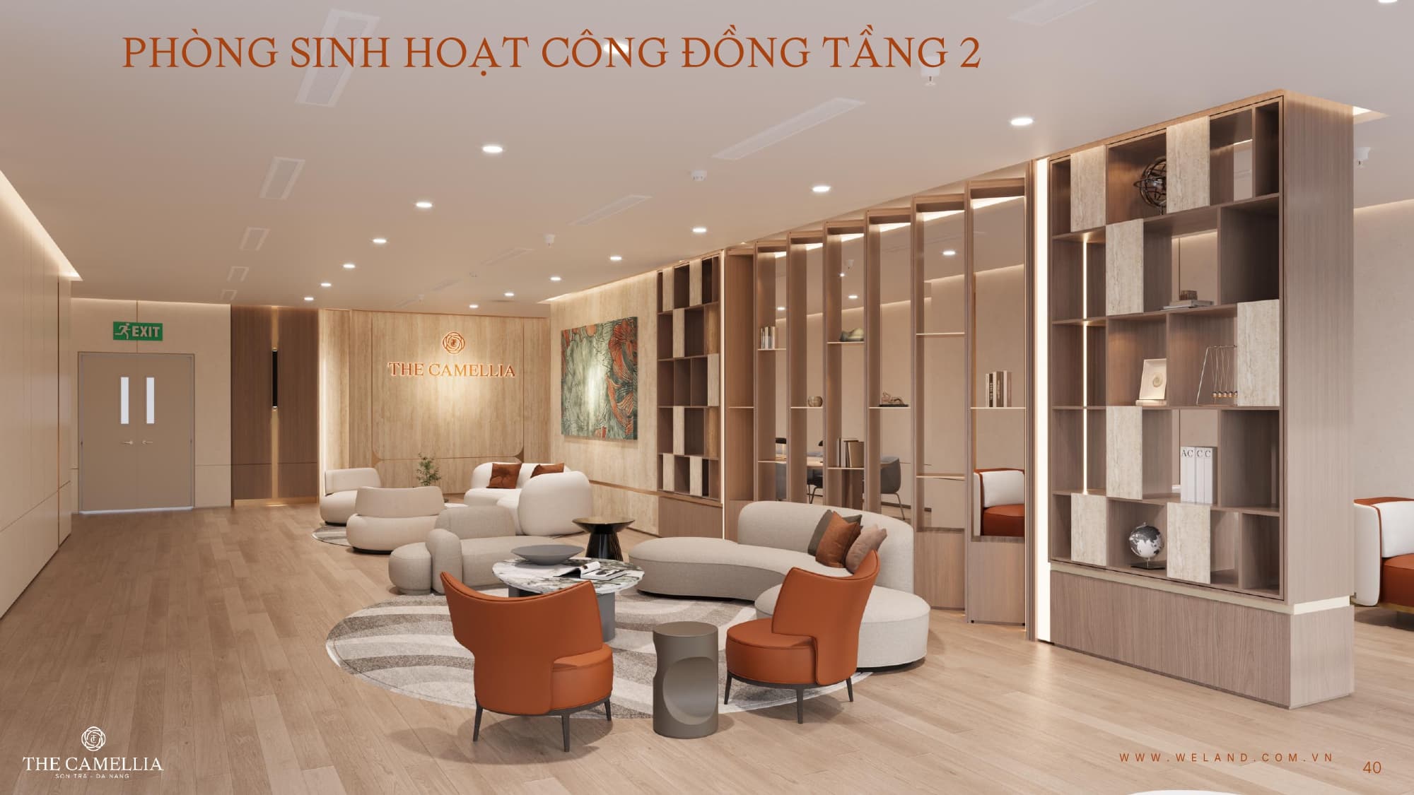 Community Room tại căn hộ cao cấp The Camellia Sơn Trà Đà Nẵng