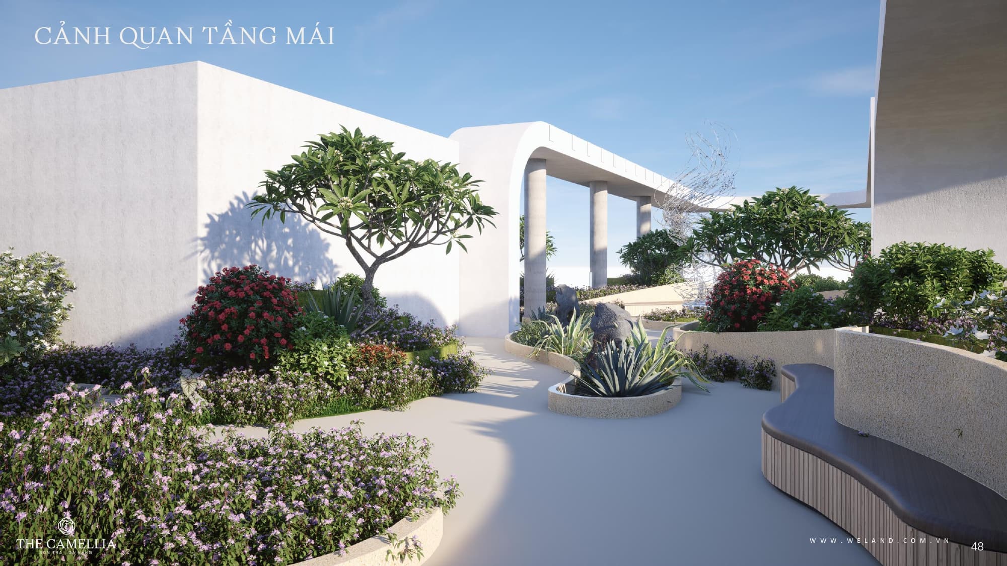 Sky Garden tại căn hộ cao cấp The Camellia Sơn Trà Đà Nẵng